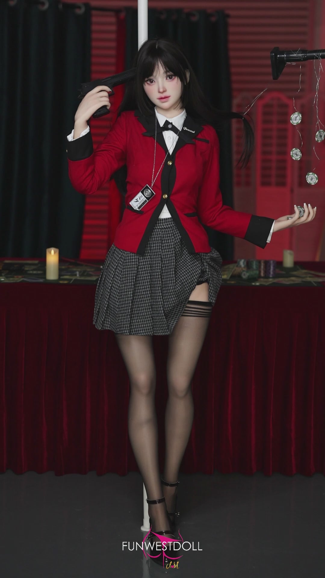 Yumeko Jabami bambola del sesso (FunWest Doll 159 cm Coppa A #038S Silicone)