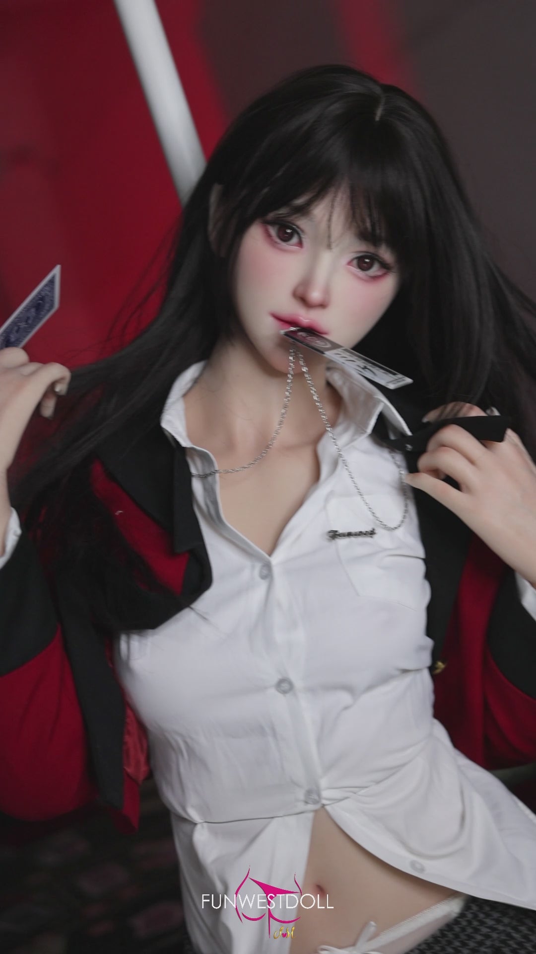 Yumeko Jabami bambola del sesso (FunWest Doll 159 cm Coppa A #038S Silicone)