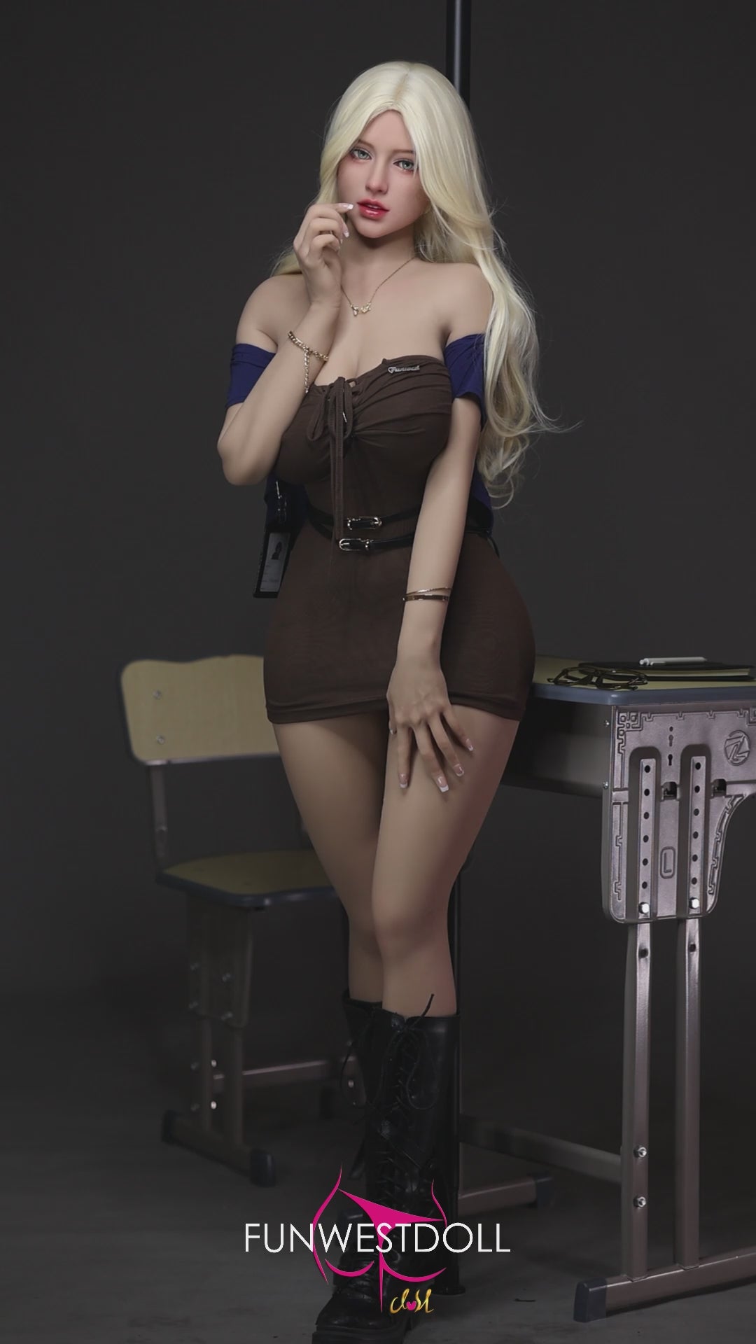 Chloe bambola del sesso (FunWest Doll Coppa G da 157 cm n. 035 TPE)