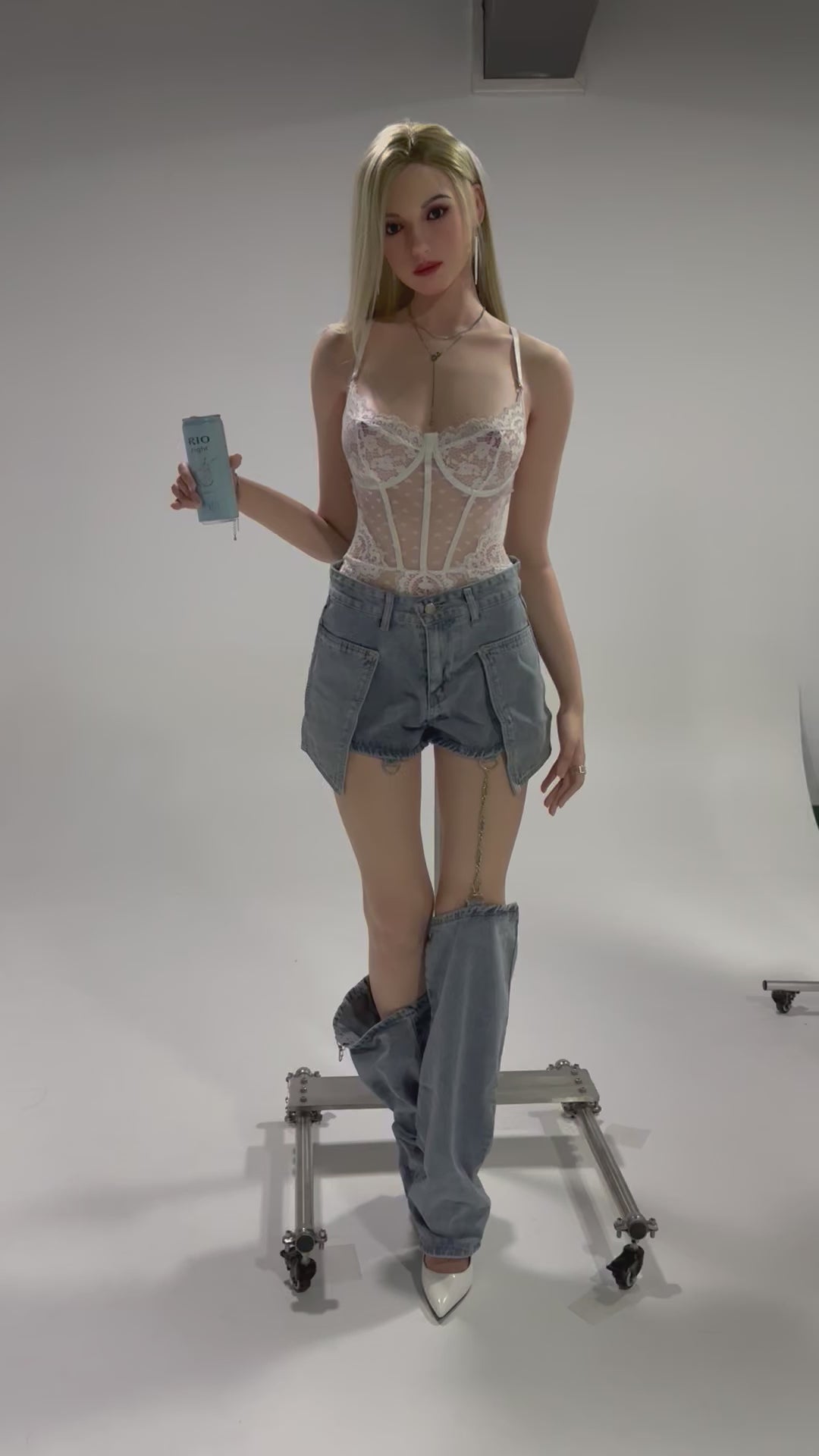 Zeina bambola del sesso (Zelex 175 cm Coppa E GE111-1 Silicone)