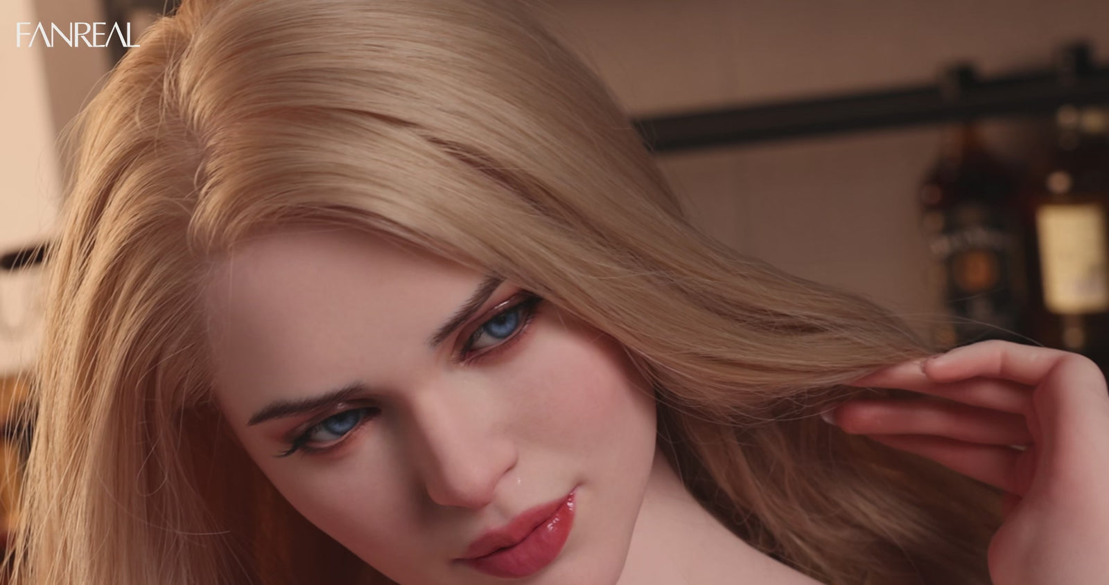 Gina Torso bambola del sesso (FanReal Doll Coppa F in silicone da 109 cm)