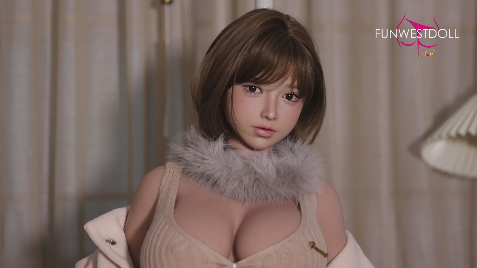 Amy bambola del sesso (FunWest Doll Coppa G da 157 cm n. 041SJ RST silicone)