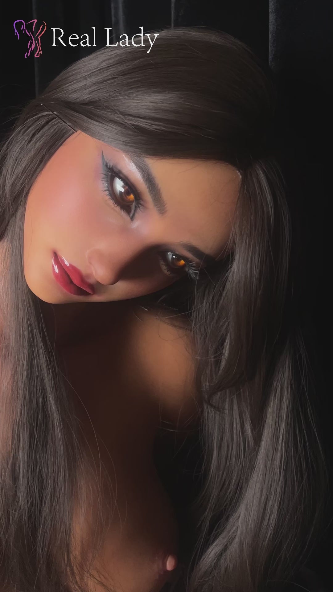 Bambola del sesso del gattino (Real Lady 170 cm Coppa C S32 Silicone)