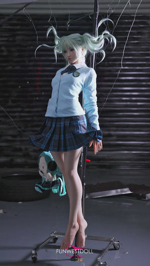 Hatsune Miko Sex Doll (FunWest Doll 159 cm A-CUP #041s Silicone)