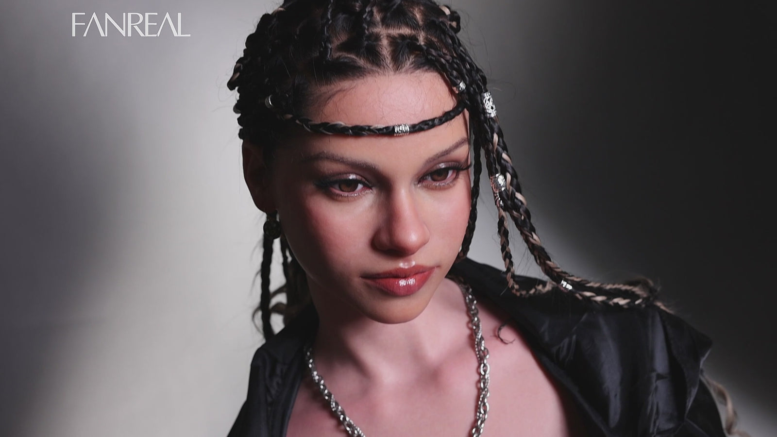 Vanessa bambola del sesso (FanReal Doll Coppa F da 168 cm in silicone)