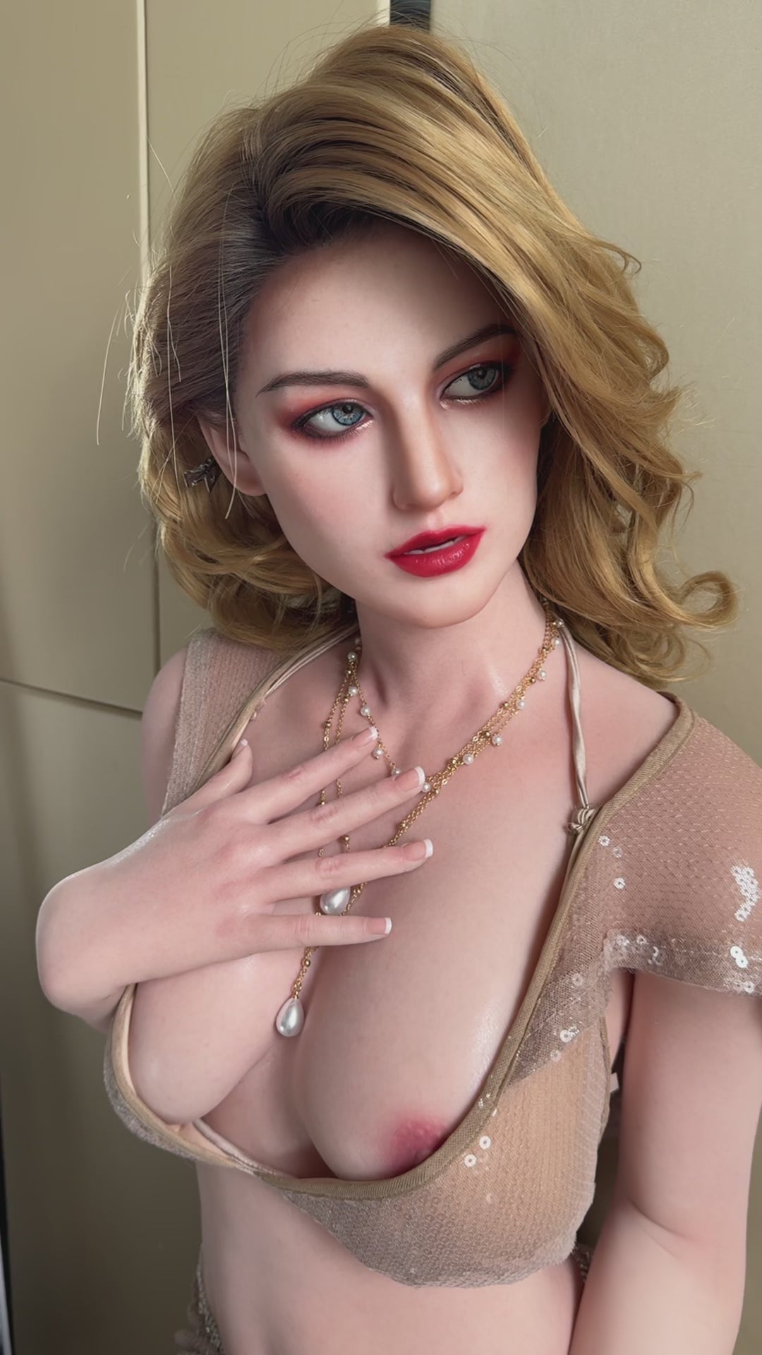 Amber bambola del sesso (Starpery Coppa C da 169 cm (TPE+silicone)