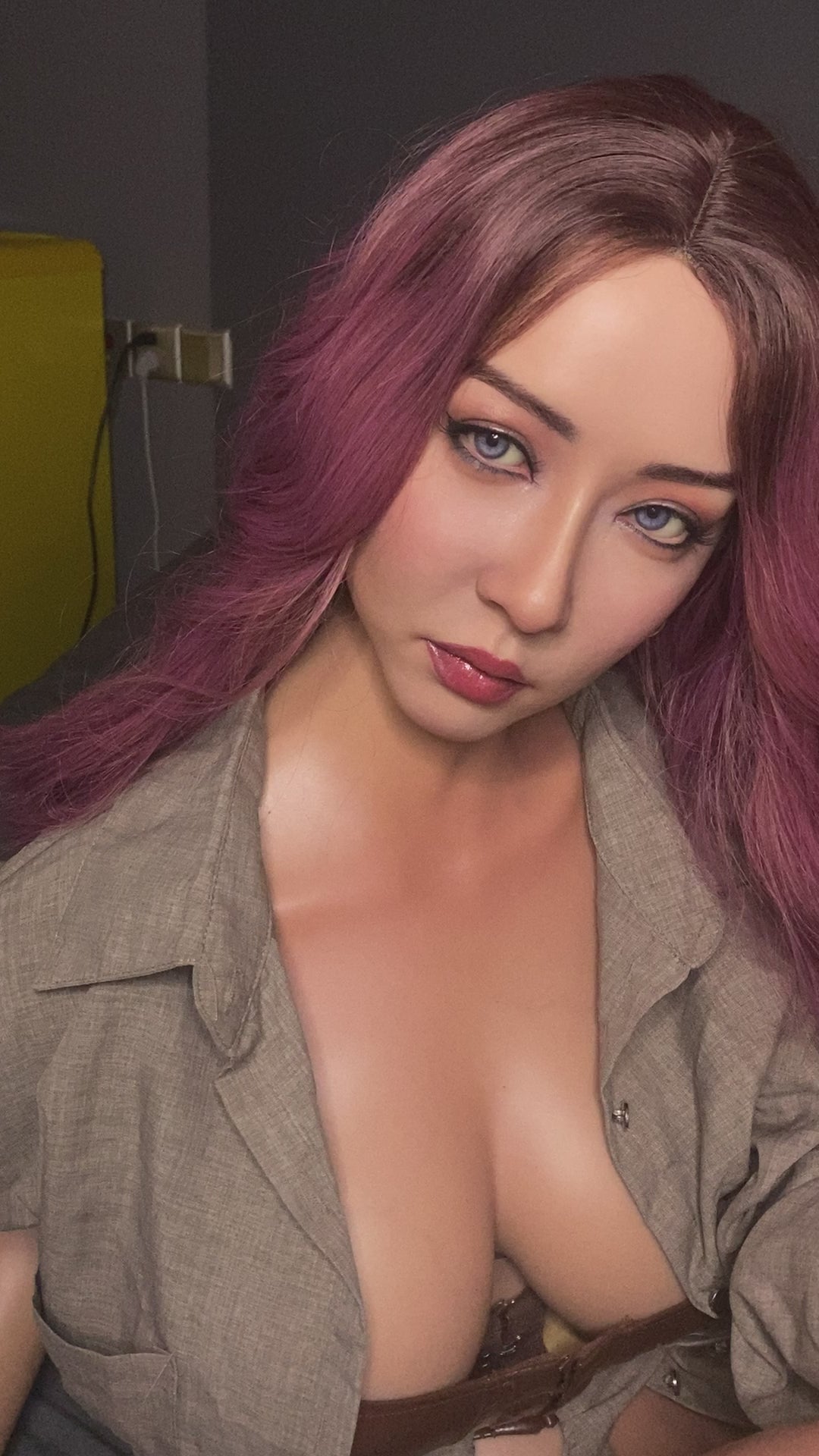 Eva bambola del sesso (FanReal Doll 165 cm Coppa D in silicone)