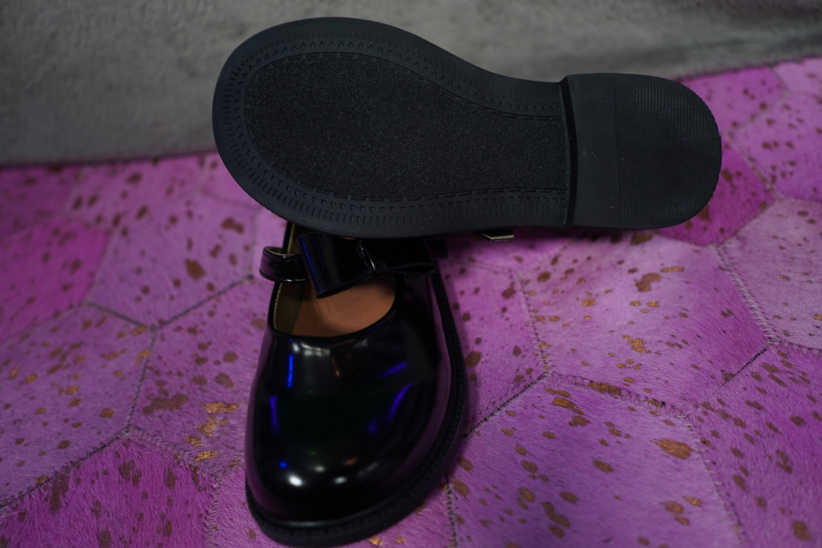 Shoes for sex doll (black, varnish)