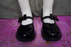Scarpe per la bambola del sesso (nero, vernice)