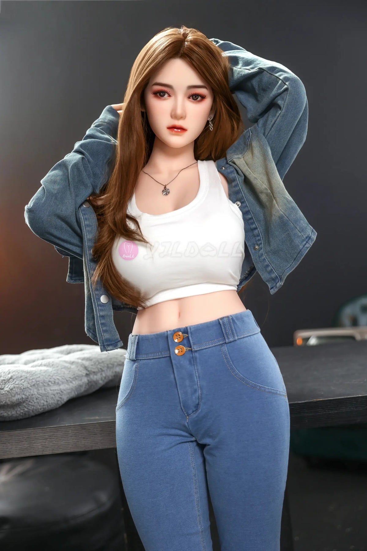 Bambola del sesso Jiang Yan (YJL Doll Coppa F da 163 cm n. 804 TPE + silicone)