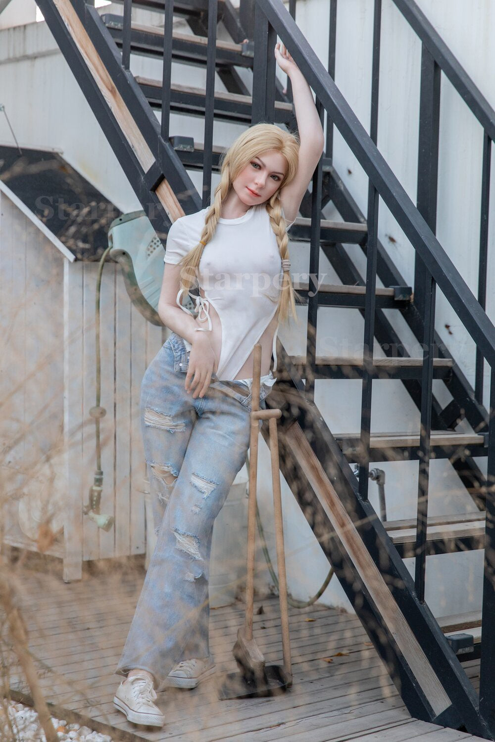 Bambola del sesso Imogen (Starpery 171 cm Coppa A (TPE+silicone)