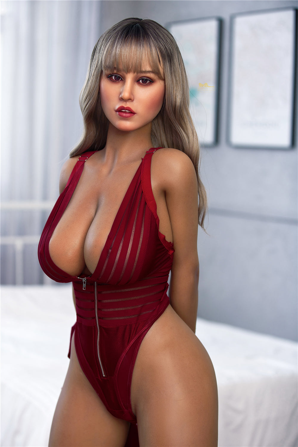 Bambola del sesso Lilly (Irontech Doll 165 cm Coppa F S2 in silicone)