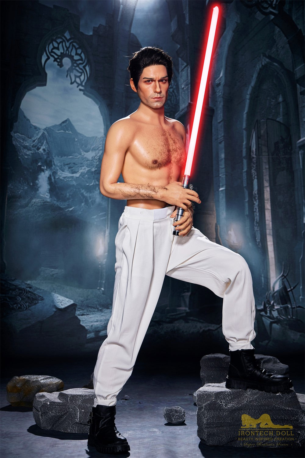 Luke bambola del sesso maschile (Irontech Doll 170 cm M5 Silicone)