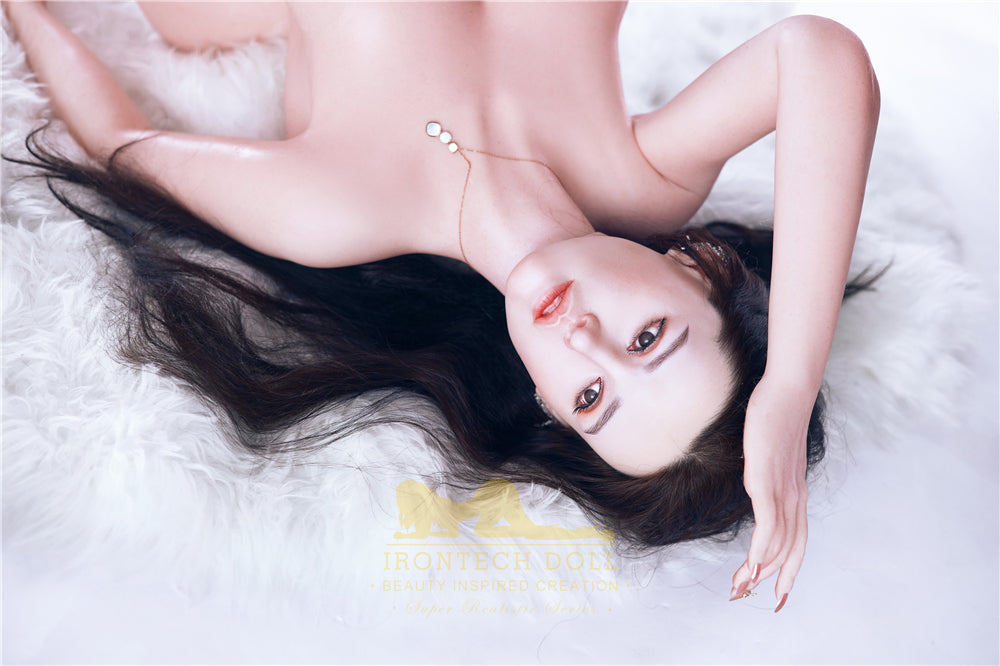 Bambola del sesso Angelina (Irontech Doll 162 cm Coppa J S2 in silicone)