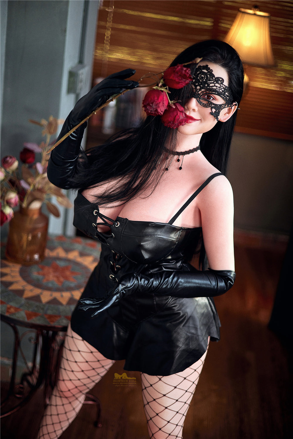 Rosa bambola del sesso (Irontech Doll 162 cm J-Cup S3 Silicone)