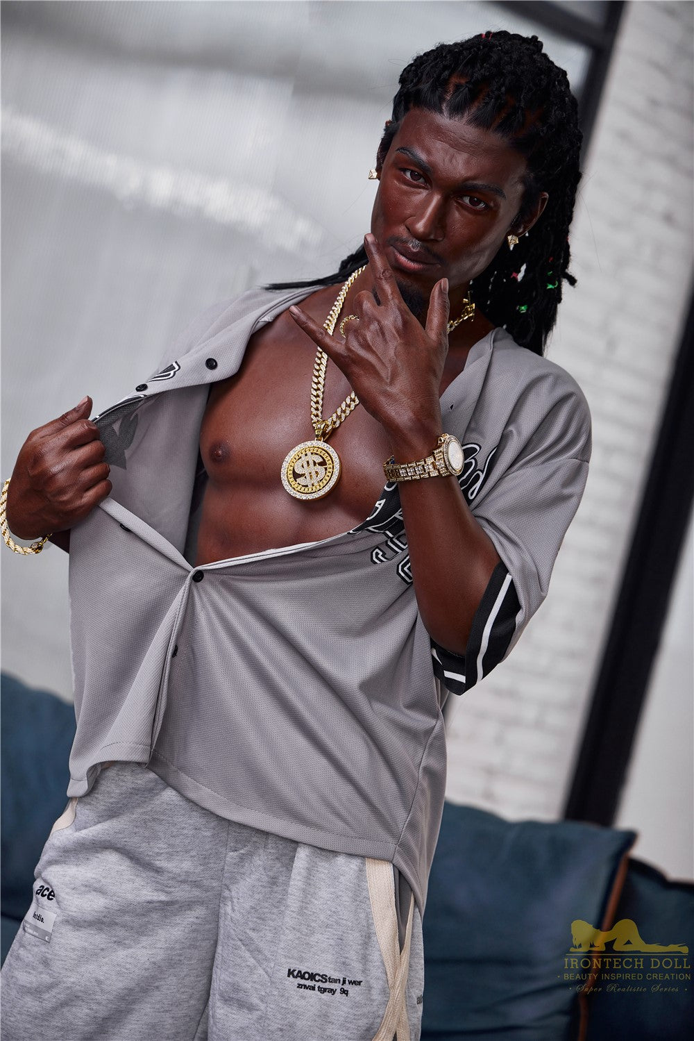 Bill bambola del sesso maschile (Irontech Doll 170 cm M7 Silicone)