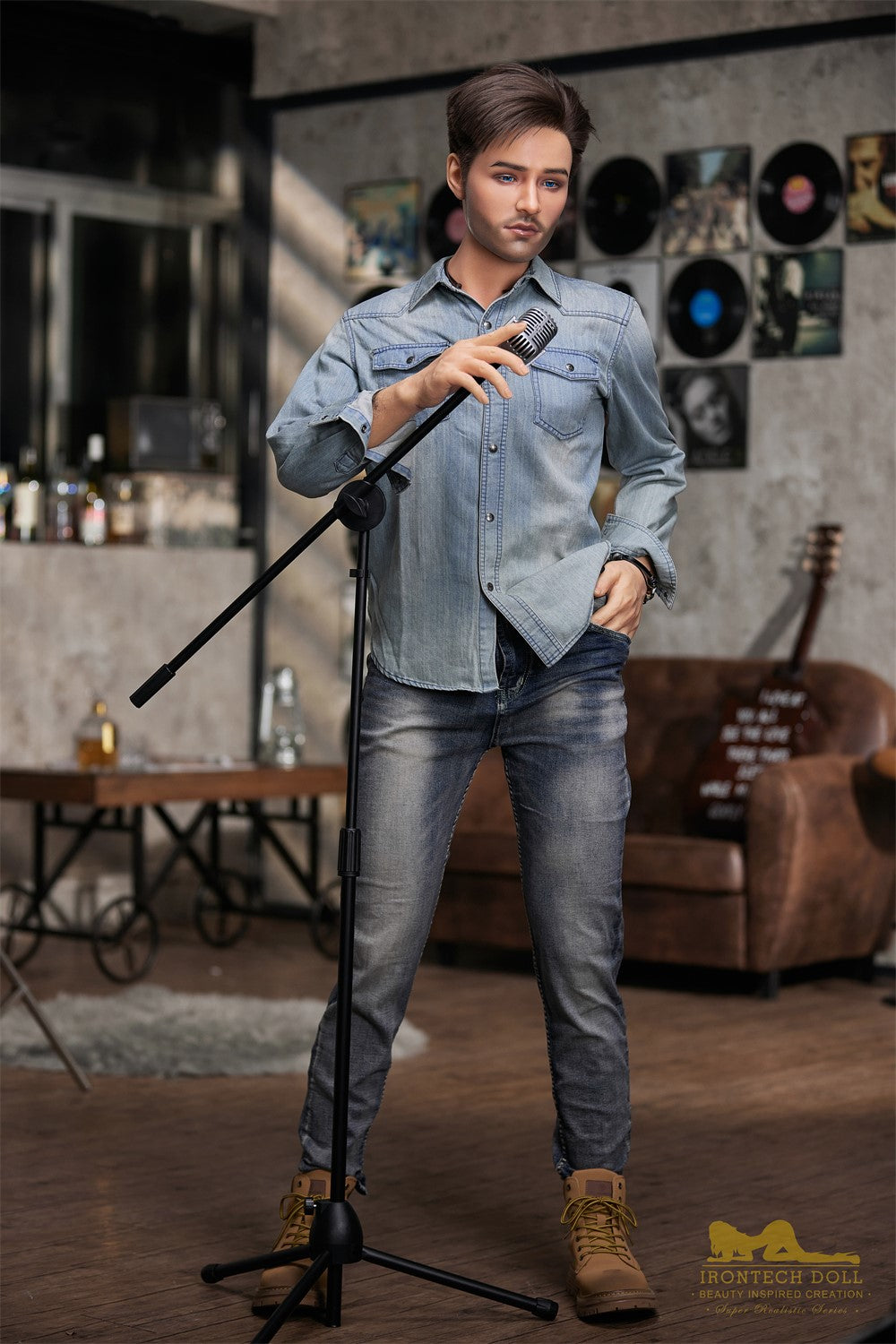 Steve bambola del sesso maschile (Irontech Doll 170 cm M4 Silicone)