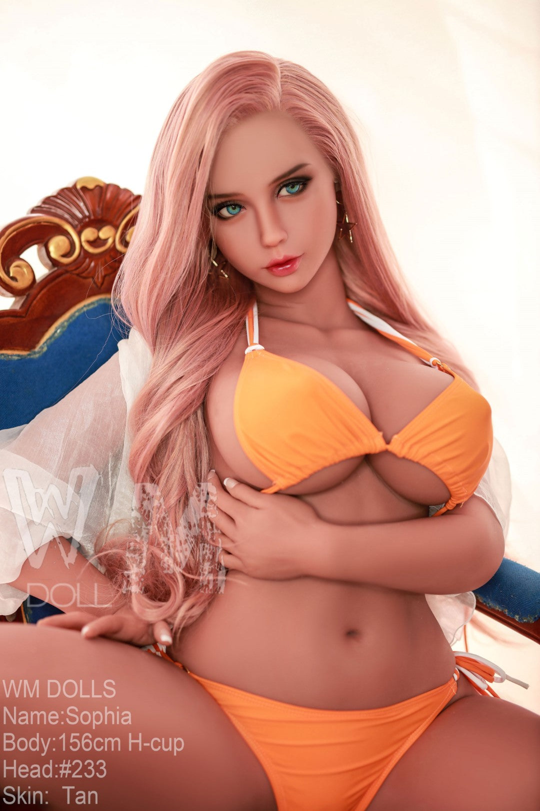 Sophia bambola del sesso (WM-Doll Coppa H da 156 cm n. 233 TPE)