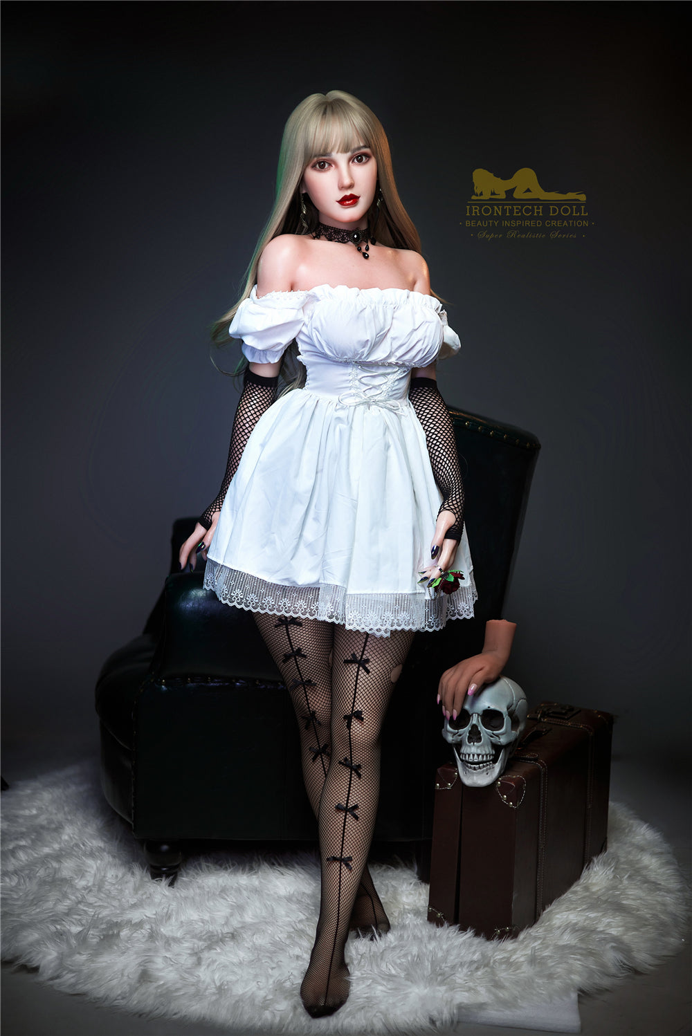 Bambola del sesso ciliegia (Irontech Doll Coppa elettronica S9 da 153 cm in silicone)