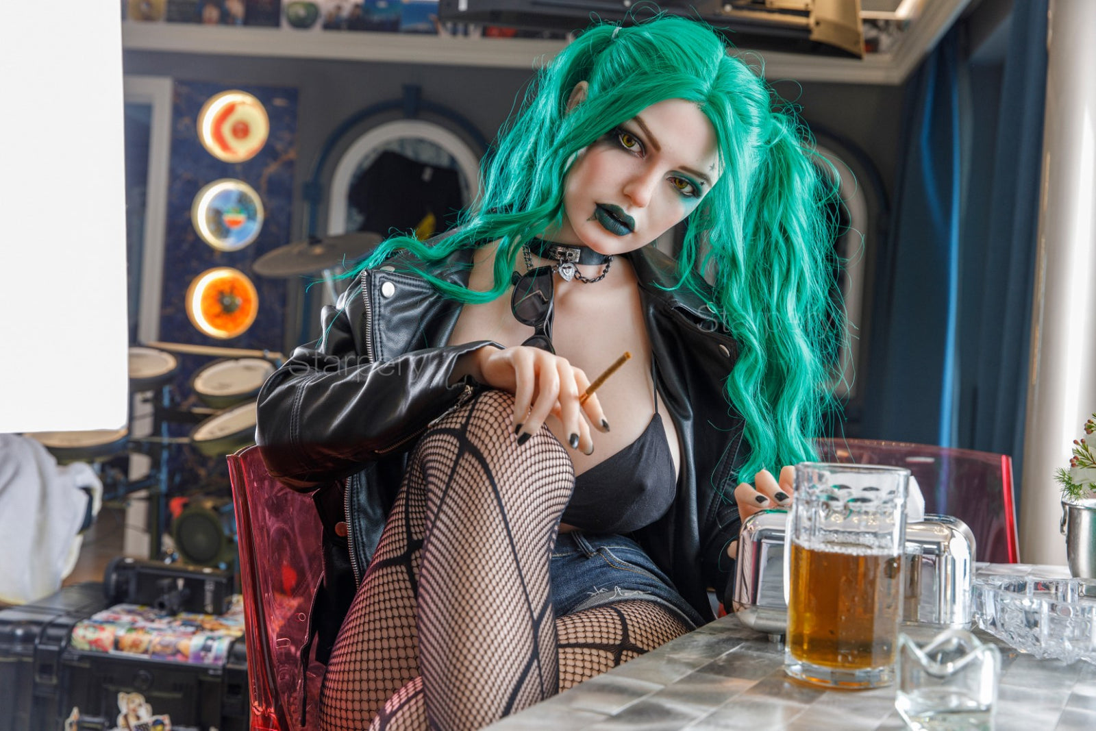 Flora bambola del sesso (Starpery Coppa G da 174 cm (TPE+silicone)