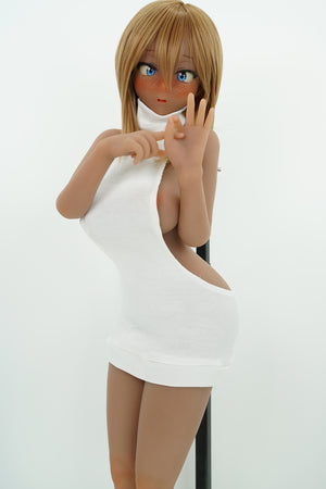 Bambola di sesso akane (Irokebijin 90 cm f-kupa tpe tan)