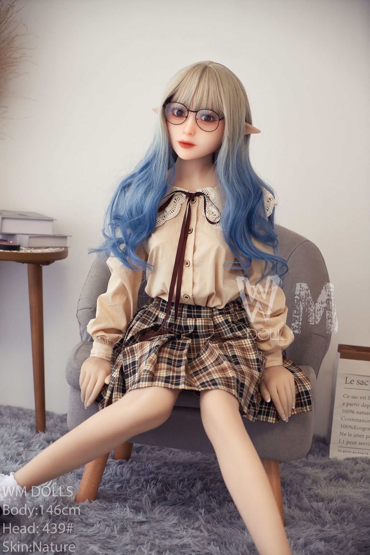 Akari bambola del sesso (WM-Doll Coppa C da 146 cm n. 439 TPE)