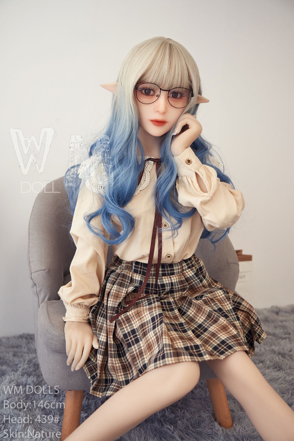 Akari bambola del sesso (WM-Doll Coppa C da 146 cm n. 439 TPE)