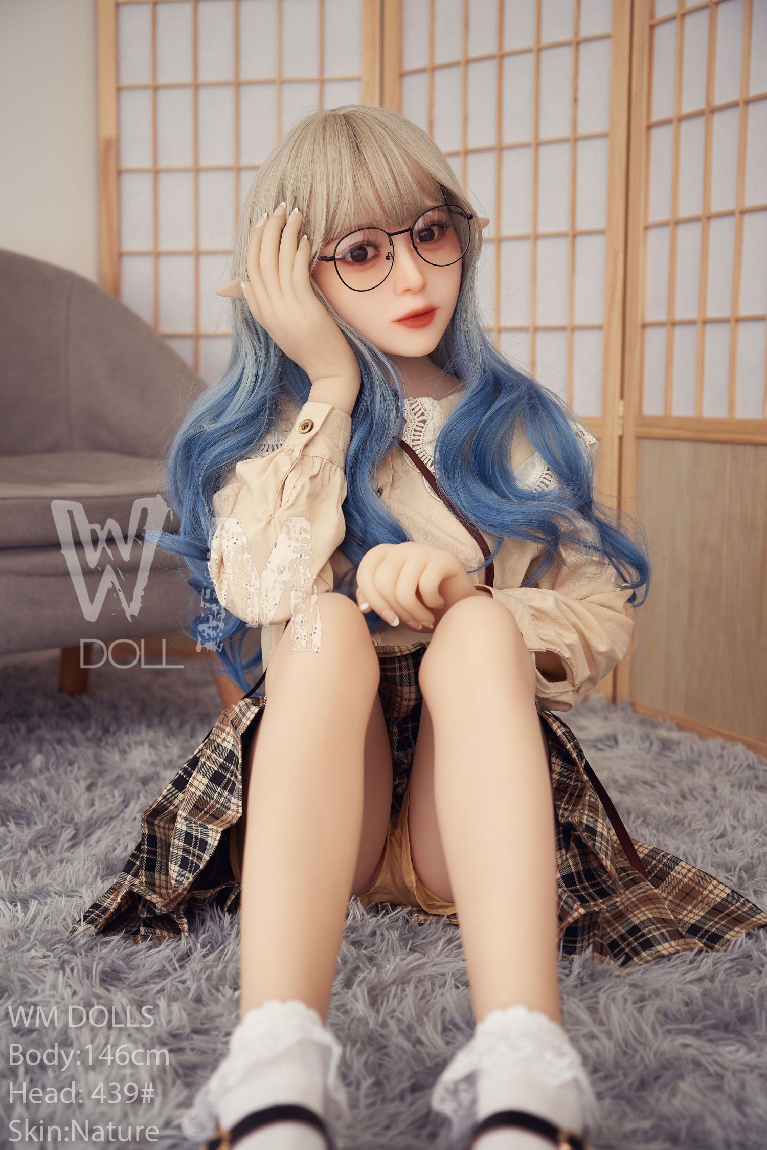Akari bambola del sesso (WM-Doll Coppa C da 146 cm n. 439 TPE)