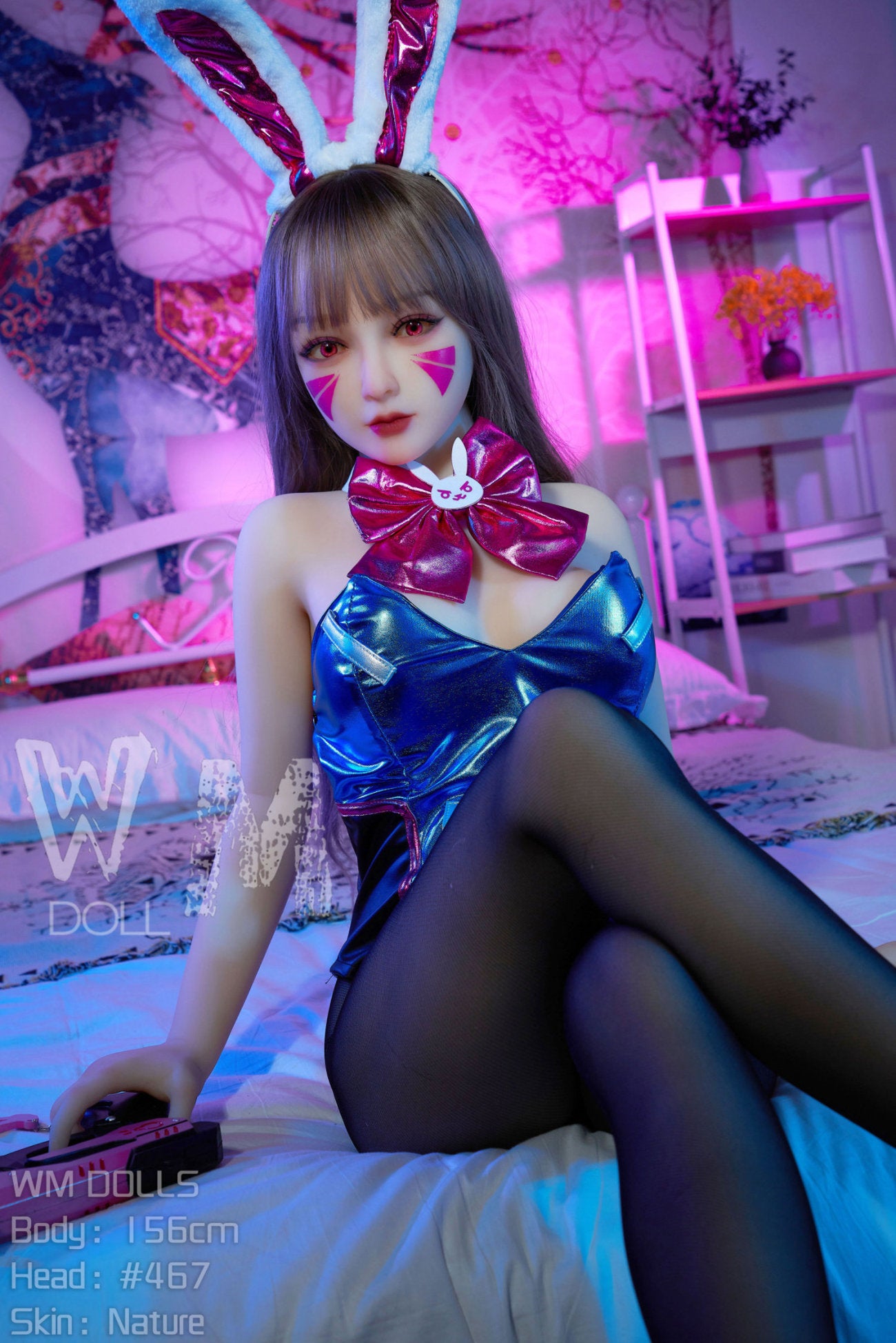 D.va bambola del sesso (WM-Doll Coppa C da 156 cm n. 467 TPE)