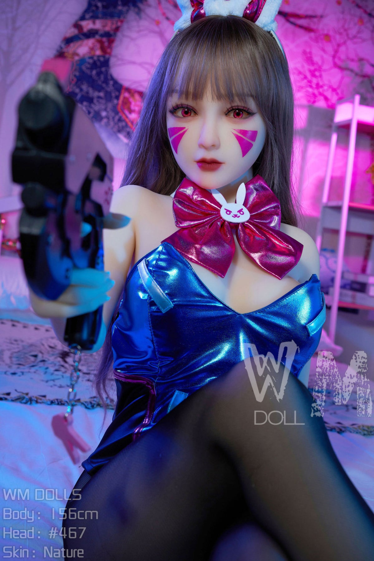 D.va bambola del sesso (WM-Doll Coppa C da 156 cm n. 467 TPE)
