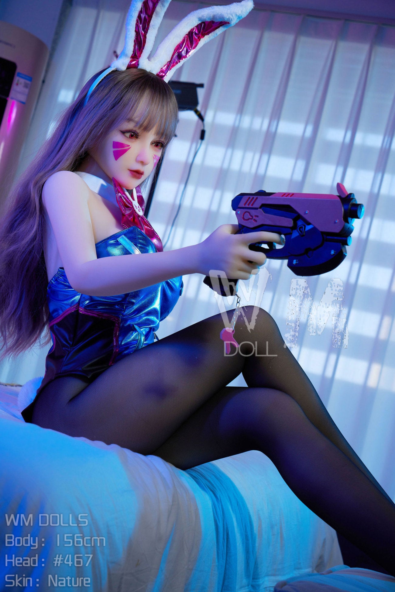 D.va bambola del sesso (WM-Doll Coppa C da 156 cm n. 467 TPE)