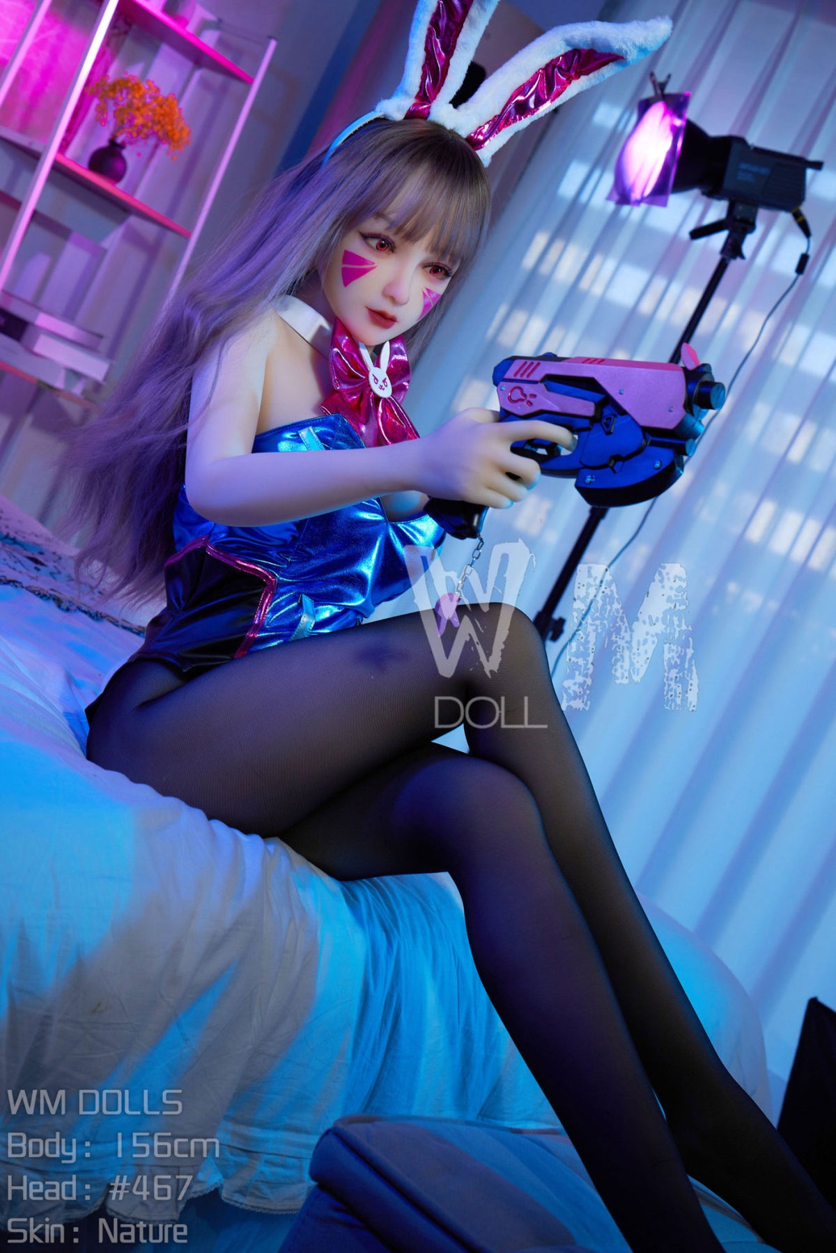 D.va bambola del sesso (WM-Doll Coppa C da 156 cm n. 467 TPE)