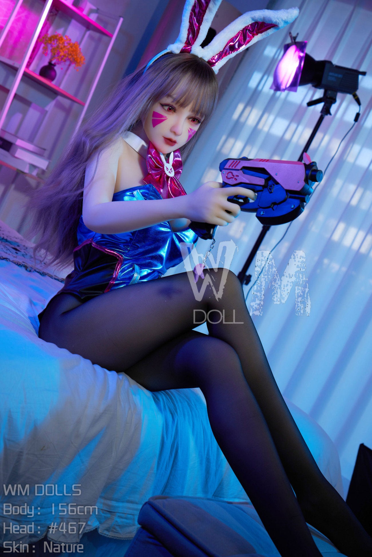 D.va bambola del sesso (WM-Doll Coppa C da 156 cm n. 467 TPE)