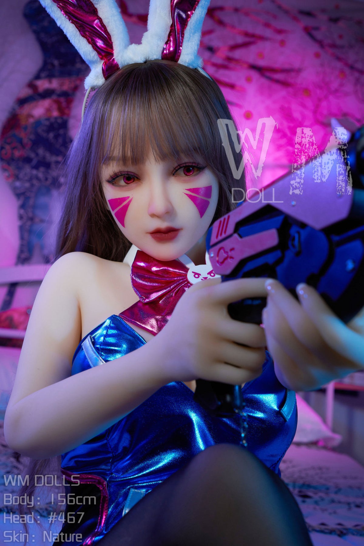 D.va bambola del sesso (WM-Doll Coppa C da 156 cm n. 467 TPE)