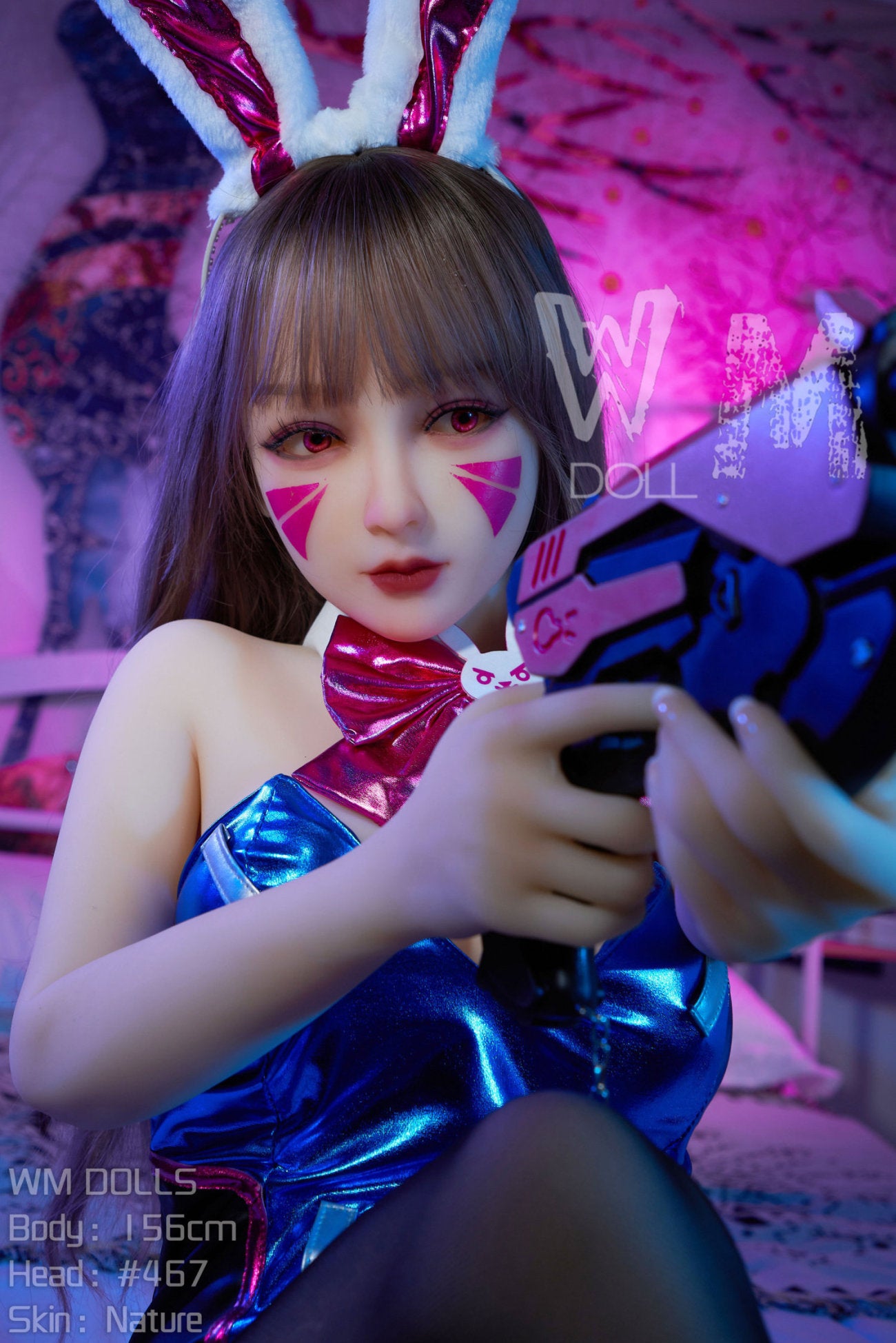 D.va bambola del sesso (WM-Doll Coppa C da 156 cm n. 467 TPE)