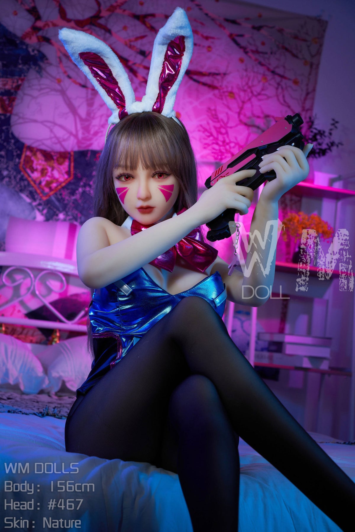 D.va bambola del sesso (WM-Doll Coppa C da 156 cm n. 467 TPE)