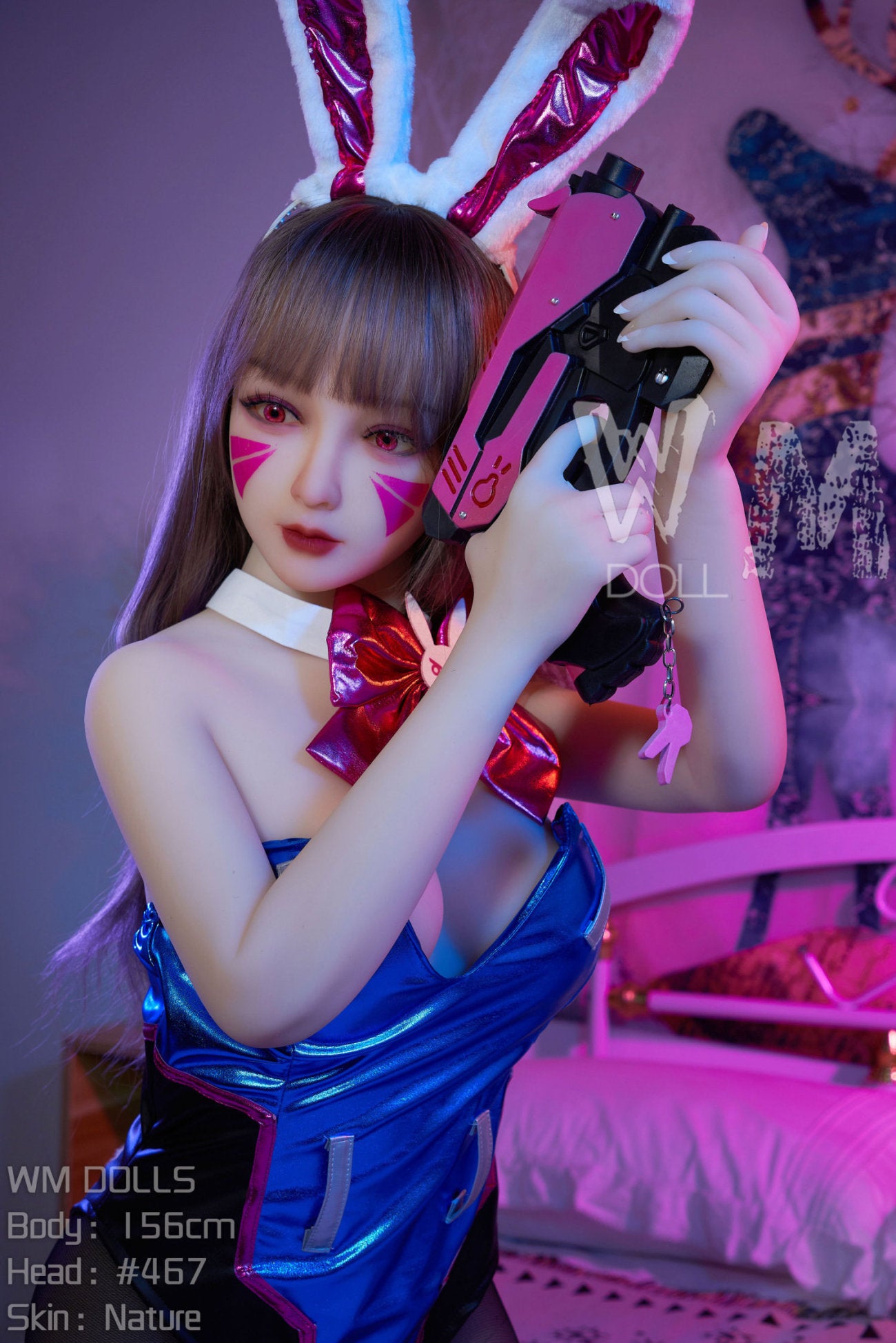 D.va bambola del sesso (WM-Doll Coppa C da 156 cm n. 467 TPE)