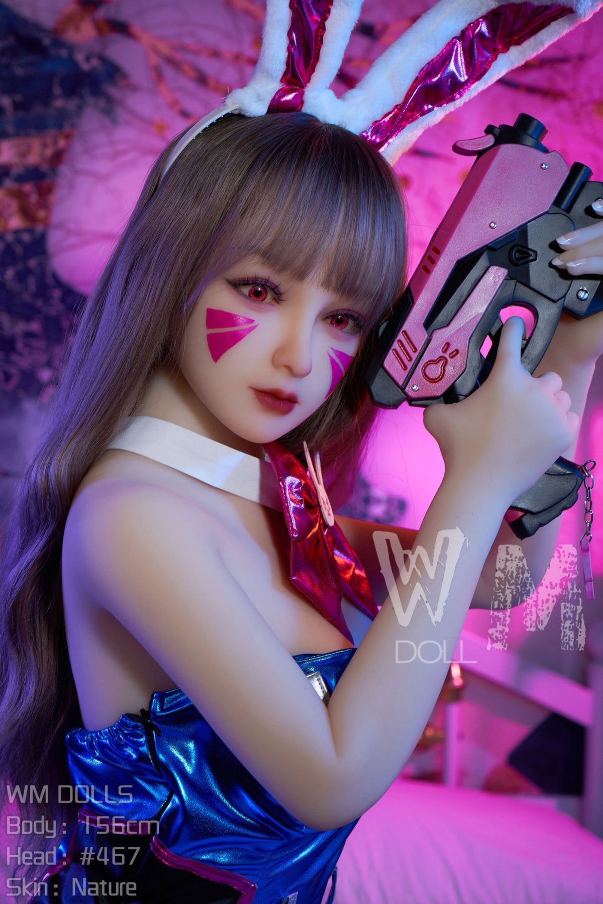 D.va bambola del sesso (WM-Doll Coppa C da 156 cm n. 467 TPE)
