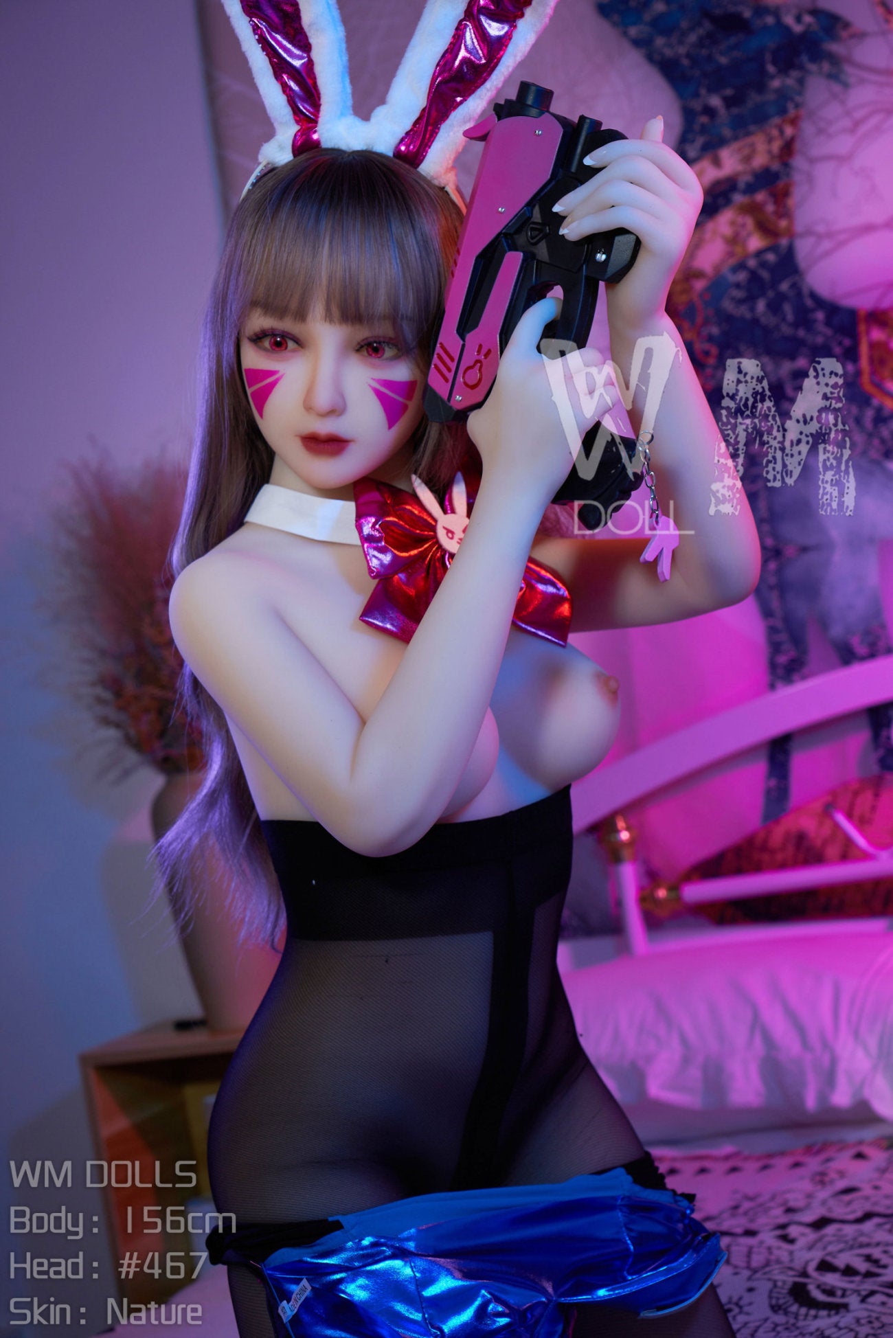 D.va bambola del sesso (WM-Doll Coppa C da 156 cm n. 467 TPE)