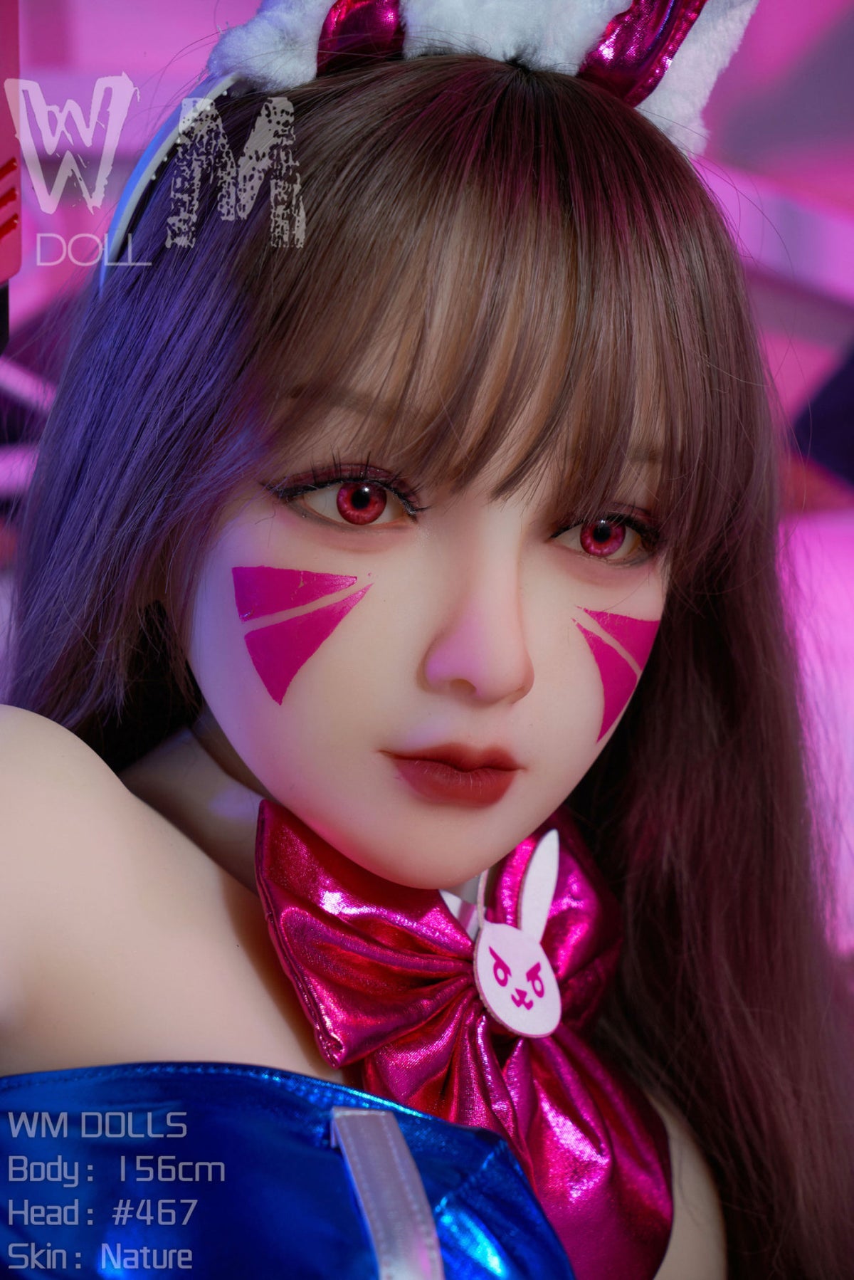 D.va bambola del sesso (WM-Doll Coppa C da 156 cm n. 467 TPE)