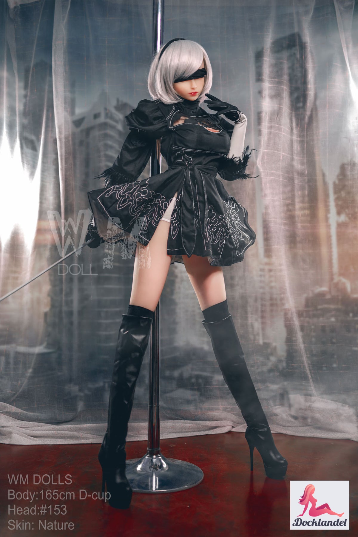 Yorha 2b bambola del sesso (WM-Doll 165 cm D-Kupa #153 TPE)