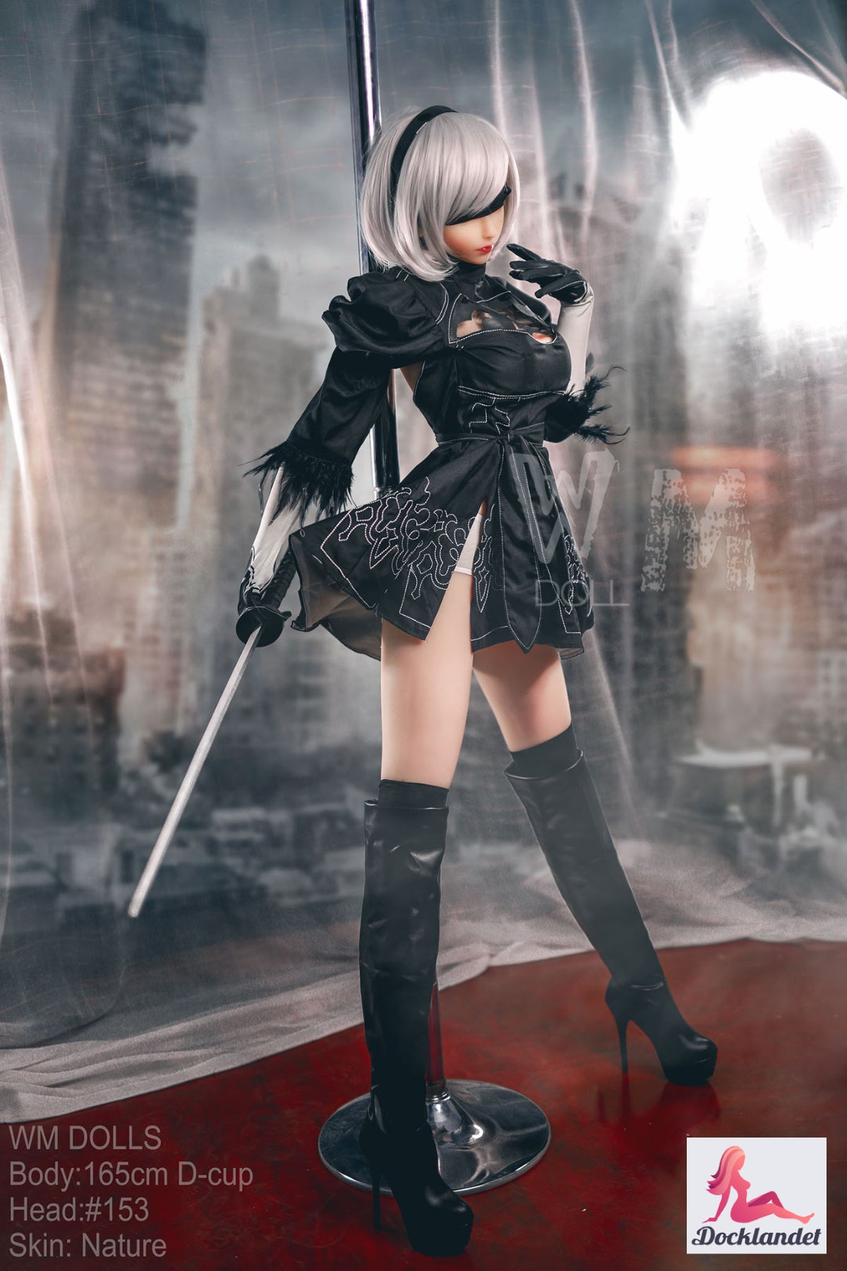 Yorha 2b bambola del sesso (WM-Doll 165 cm D-Kupa #153 TPE)