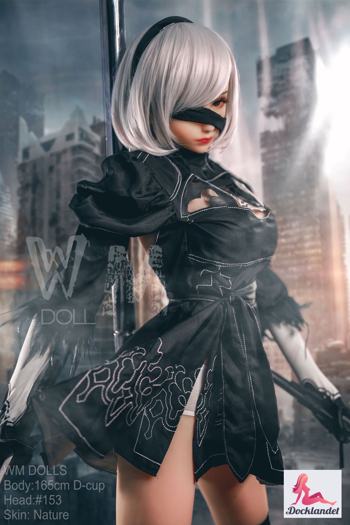 Yorha 2b bambola del sesso (WM-Doll 165 cm D-Kupa #153 TPE)