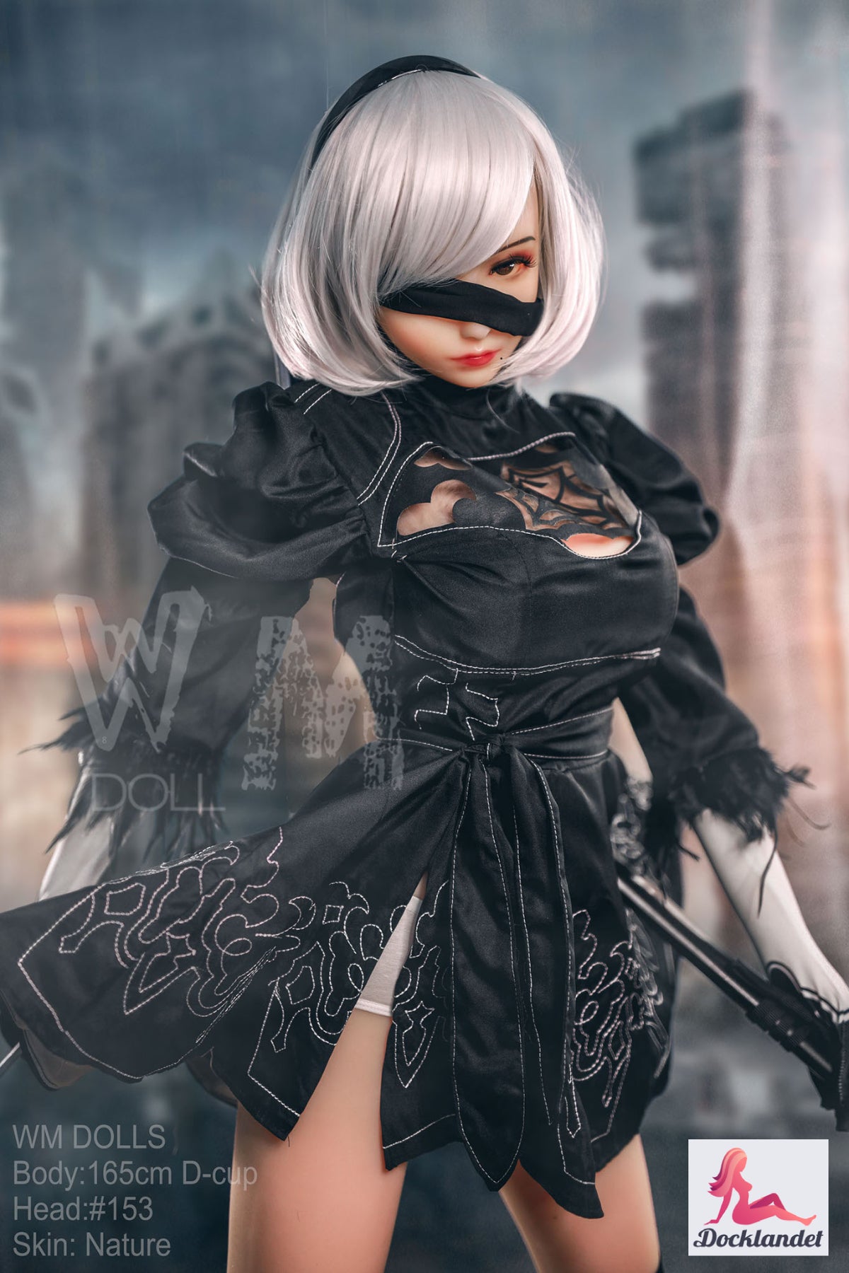 Yorha 2b bambola del sesso (WM-Doll 165 cm D-Kupa #153 TPE)