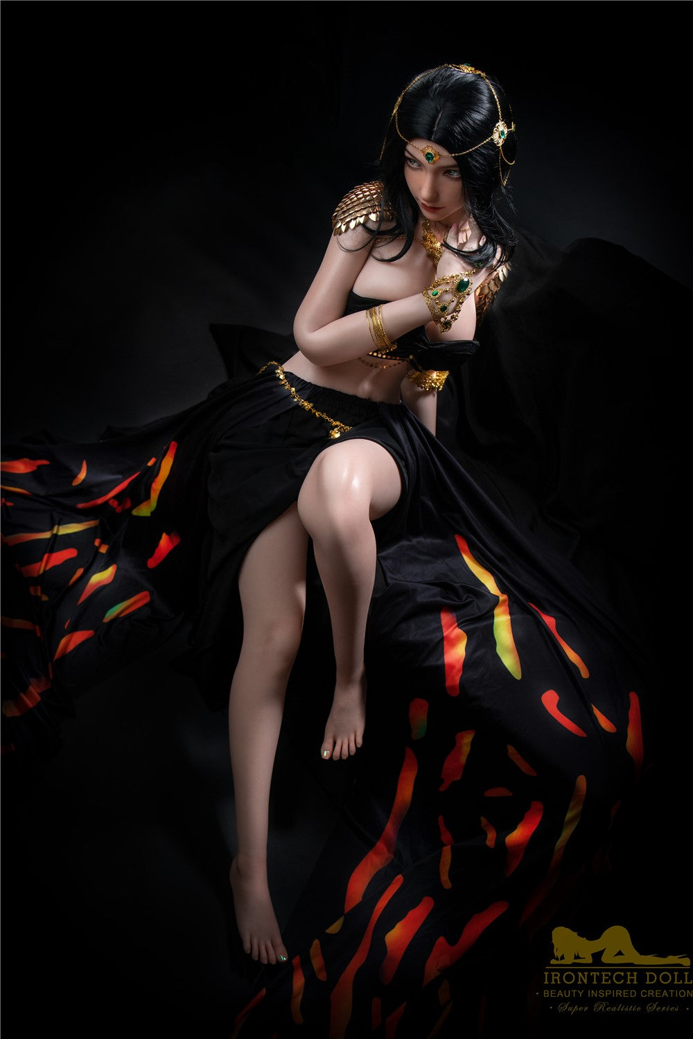 Bambola del sesso del gattino (Irontech Doll 166 cm Coppa C S32 Silicone)