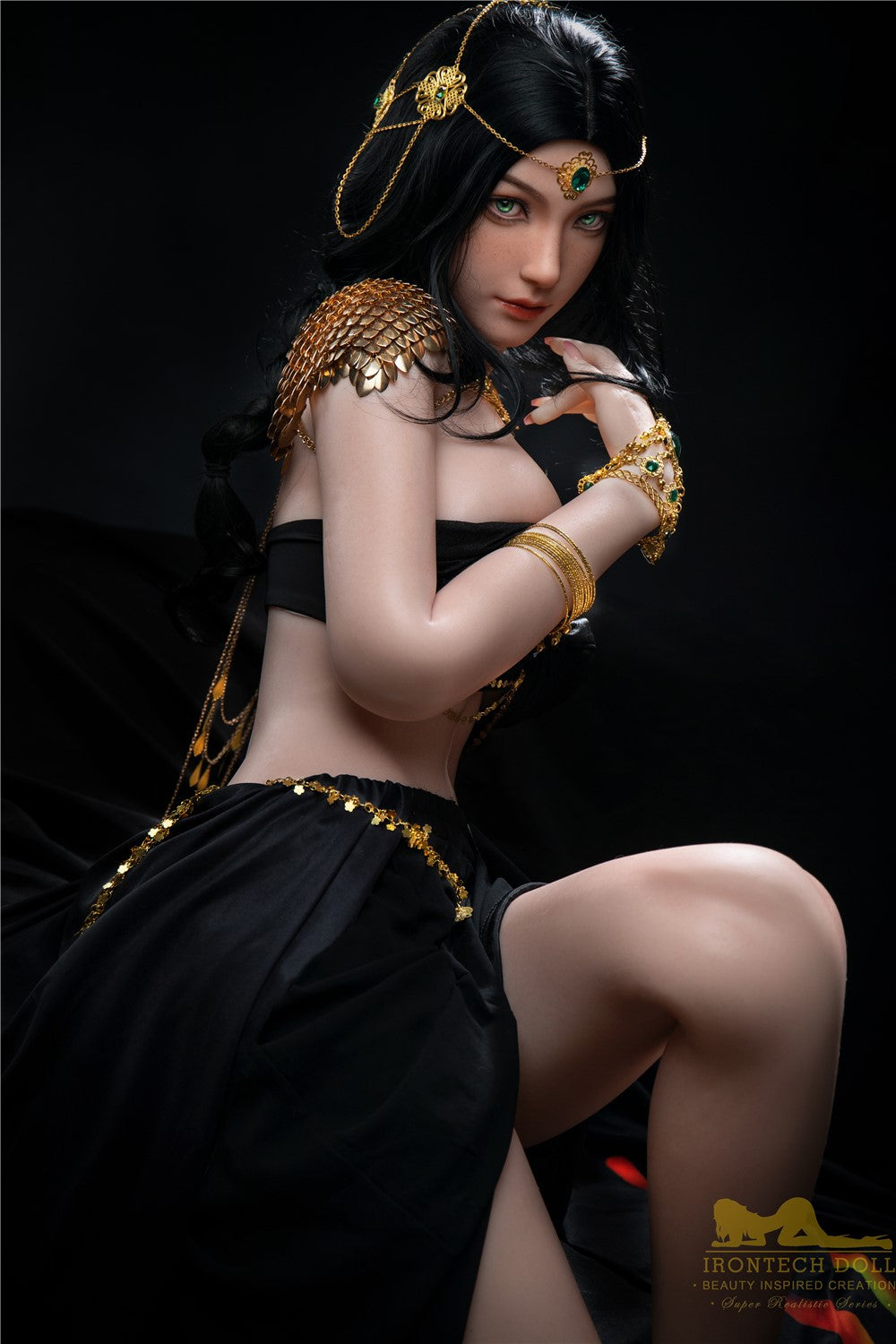 Bambola del sesso del gattino (Irontech Doll 166 cm Coppa C S32 Silicone)