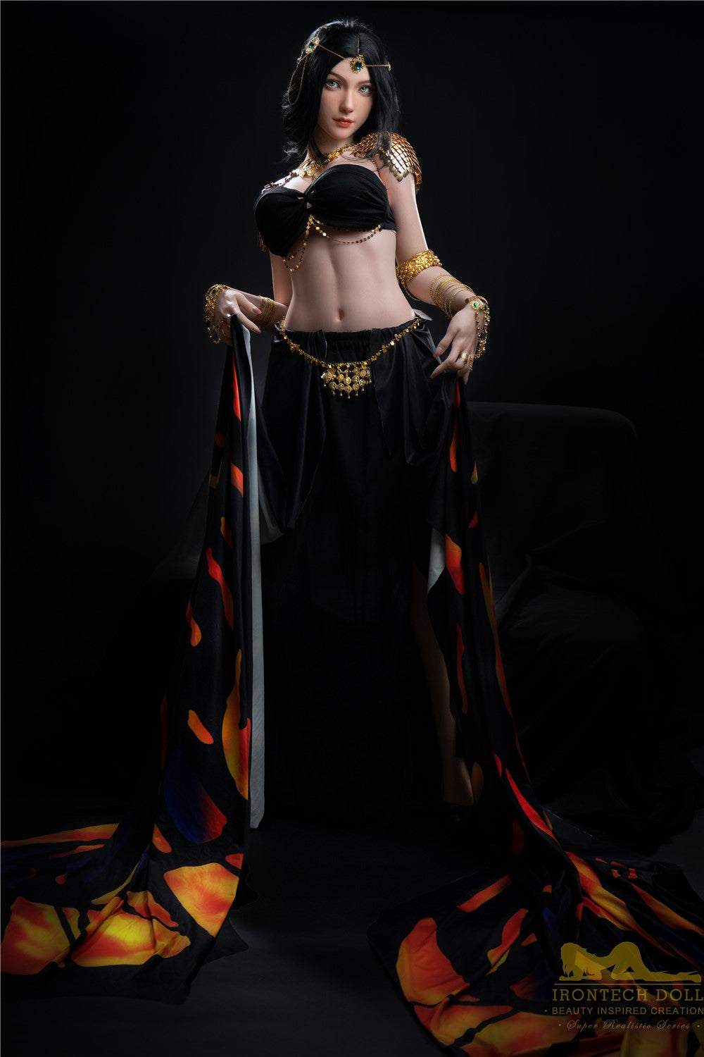 Bambola del sesso del gattino (Irontech Doll 166 cm Coppa C S32 Silicone)