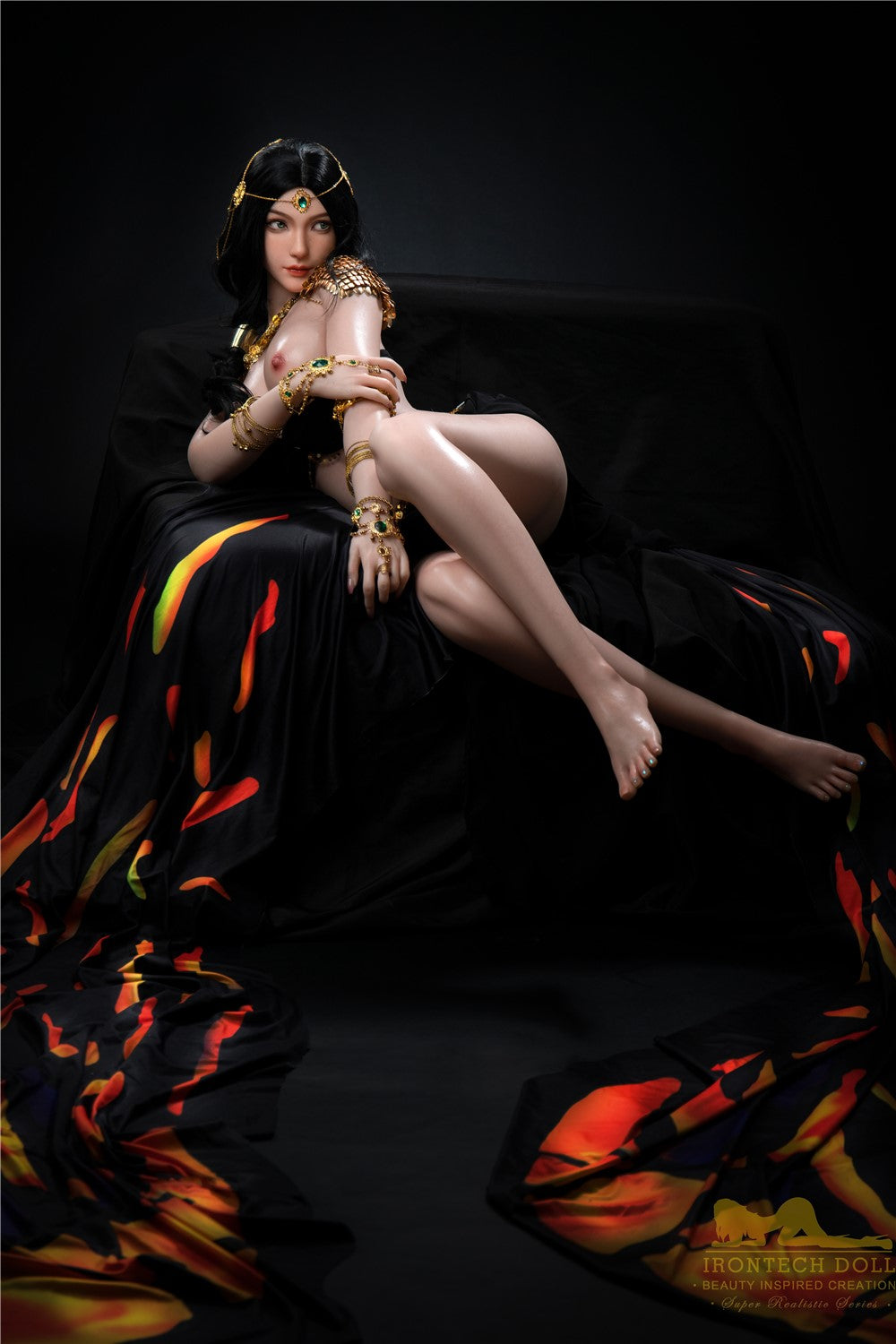 Bambola del sesso del gattino (Irontech Doll 166 cm Coppa C S32 Silicone)