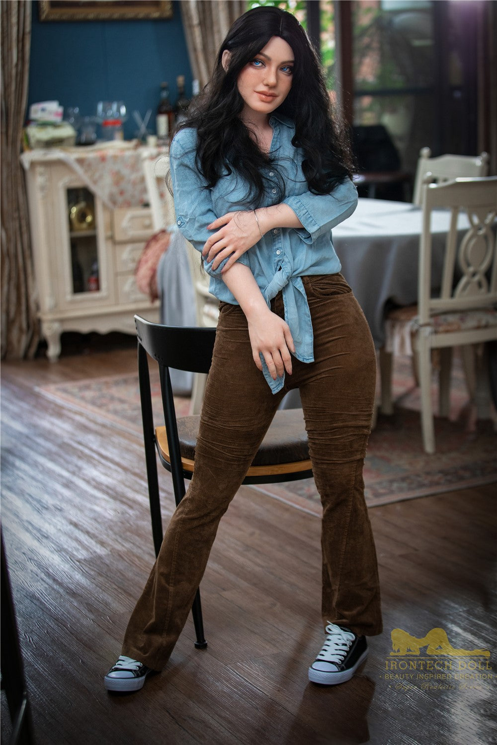 Marley bambola del sesso (Irontech Doll 152 cm Coppa A S27 Silicone)