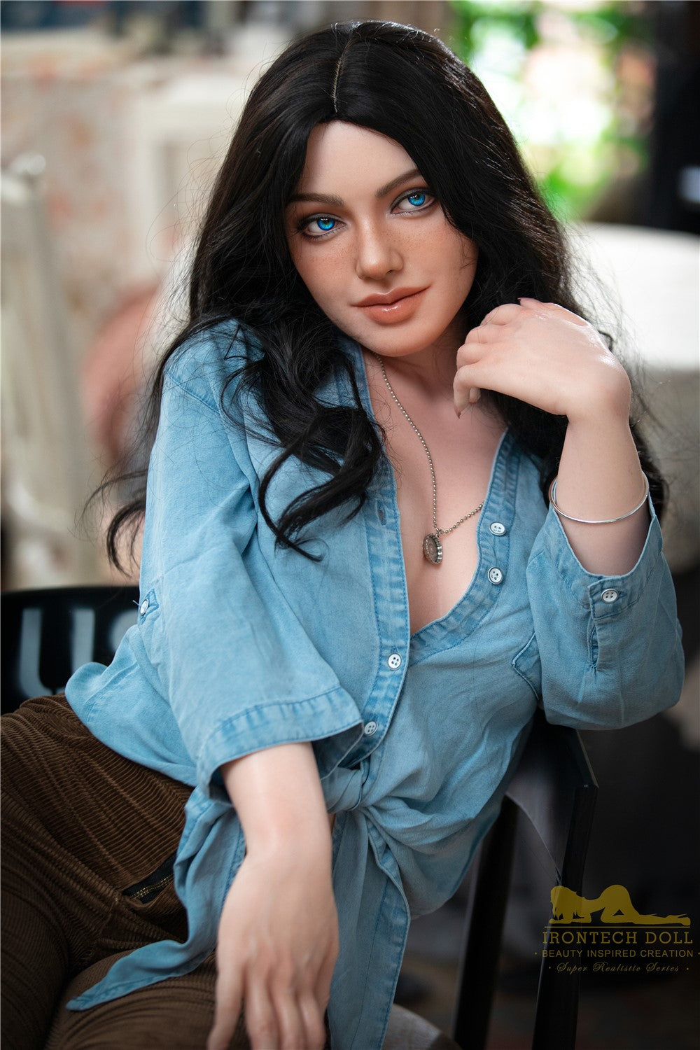 Marley bambola del sesso (Irontech Doll 152 cm Coppa A S27 Silicone)